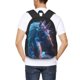 thumbnail image 4 of Balery Crystal Pattern White Horse Mochila para hombre y mujer - Tela Oxford 600D resistente - Gran capacidad, resistente al agua, ideal para la escuela, viajes y senderismo, 4 of 6