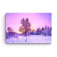 thumbnail image 3 of Startonight Canvas Wall Art Abstract - Purple Winter Sunrise Landscape Painting - Artwork Print for Bedroom 24" x 36"&nbsp;, 3 of 6