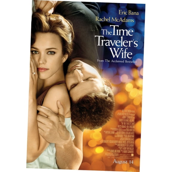 Time Travelers Wife The Movie Poster Reprint Movie 27inx40in 27x40 Square Adults AB Posters