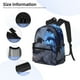 thumbnail image 3 of Easygdp Black And Blue Lightning Dragon Mochila Casual para Portátil, Mochila para Escuela, Viajes, Negocios, 3 of 5
