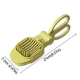 thumbnail image 7 of Fruit Slicer, Egg Slicer for Hard Boiled Eggs, Slicing Tools for Fruit Sausages, Cucumbers, Mushroom Cutter, Rapid & Safe Slicing Kitchen Gadgets (Red), 7 of 7