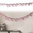 thumbnail image 2 of Dusknt Bow Garland Banner for Decorations 70.87Inch Bow Tie Ribbon Garland Banner Valentine'S Day Wedding Birthday Decorations， Event & Party, 2 of 9