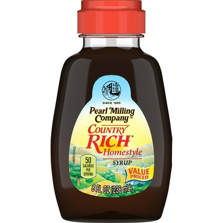 Pearl Milling Company Country Rich Homestyle Syrup, 8 Fl.oz Bottle