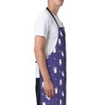 thumbnail image 3 of Naloa Astronaut Rabbit Apron Kitchen Aprons with Pockets for Women Men Chef, 3 of 8