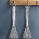 thumbnail image 4 of Juego de cepillos para fregar ollas de acero inoxidable - Herramientas de limpieza de cocina para sartenes, platos y utensilios - Estropajos duraderos y estropajos de lana de acero - Ayuda duradera, 4 of 7