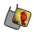 thumbnail image 2 of Sha Red Baba Bird Pair of Pot Holders 7.5 in x 7.5 in, 2 of 5
