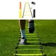 thumbnail image 1 of Agility Ladder Training Set - Escalera de velocidad de 12 peldaños con 12 conos de disco para interiores Paracaídas de resistencia Sharpla Escalera de agilidad, 1 of 7