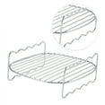 thumbnail image 4 of Double Layer Baking Tray, Durable BBQ Rack, For Outdoor BBQ Air Fryer For Home Roaster Rotisserie, 4 of 8