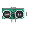 thumbnail image 2 of 4pcs Compatible with HC-SR04 2cm-4.5M 2.2mA 3-5V Ultrasonic Module Ultrasonic Ranging Sensor Module Ranging Sensor Module Ultrasonic Sensor, 2 of 8