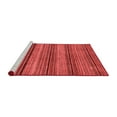 thumbnail image 2 of Ahgly Company Machine Washable Indoor Rectangle Abstract Red Modern Area Rugs, 2' x 4', 2 of 4