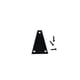 thumbnail image 3 of Greeniant 2 uds cubierta GR06A placa negra con 3 tornillos trapezoidal guitarras cuello piezas de repuesto accesorios para instrumentos Accesorios para instrumentos musicales Greeniant  OD029969-00, 3 of 6