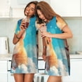 thumbnail image 4 of Vsdgher Nuage Mignon Motif Hamster Chemise de Nuit à Manches Courtes Col Rond Mignonne Robe de Nuit Confortable, 4 of 6