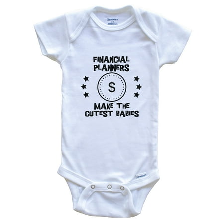 

Financial Planners Make The Cutest Babies Funny Financial Planning Baby Bodysuit