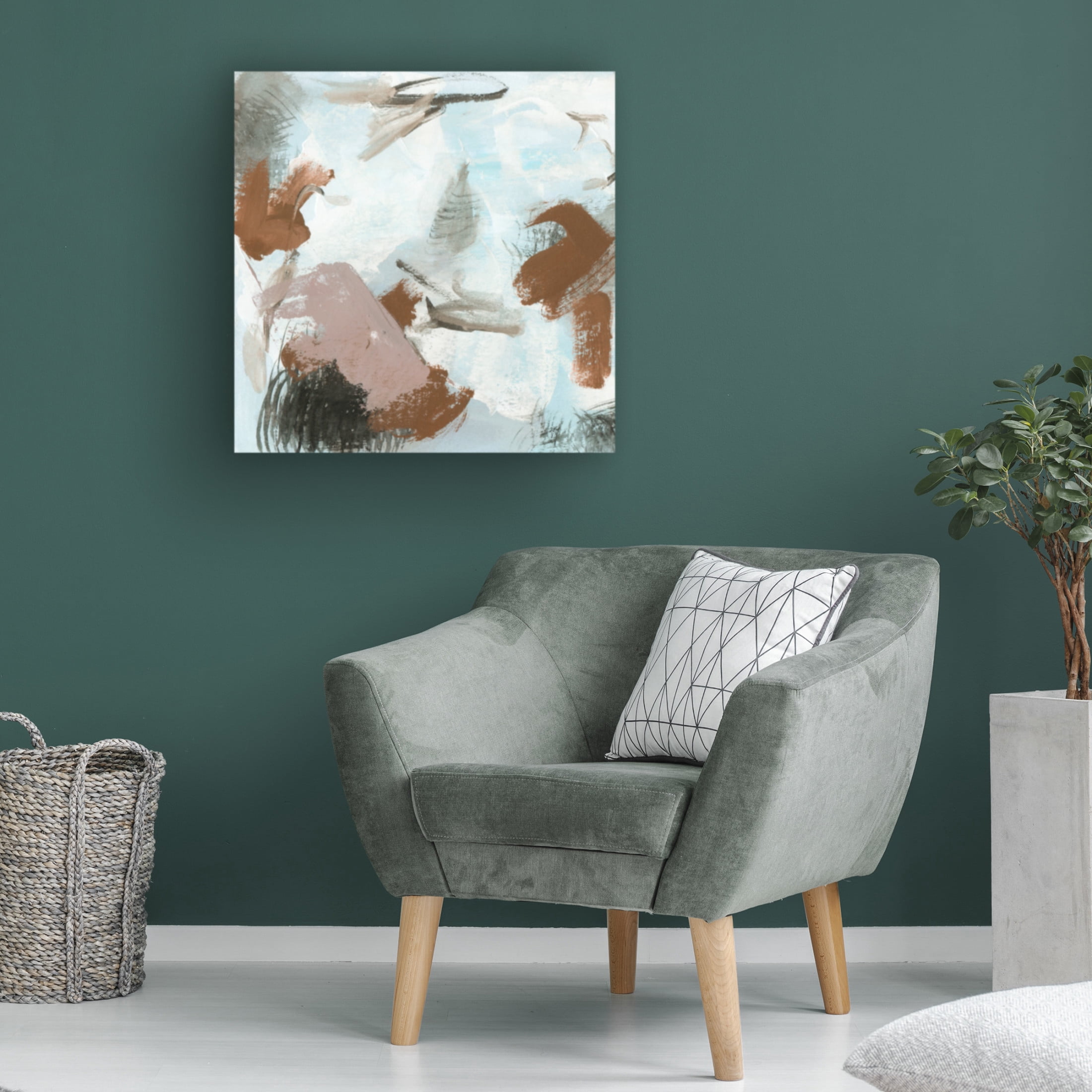 Canvas Wall Art - Melissa Wang 'Free as Air I' Wall Art for Living Room, Bedroom, or Office Décor by Trademark Fine Art - 14 x 14 Inches