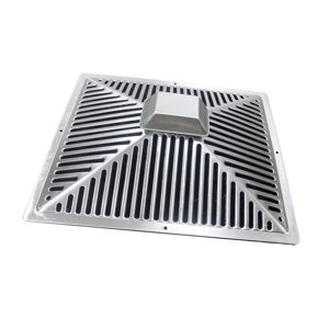 Simhoa Range Hood Parts Simple Installation Mesh Cover pour Cuisine Commerciale 40x40cm