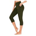 thumbnail image 2 of TIMIFIS High Waist Yoga Leggings with Pockets,Tummy Control Workout Running 4 Way Stretch Yoga Pants - Summer, 2 of 9
