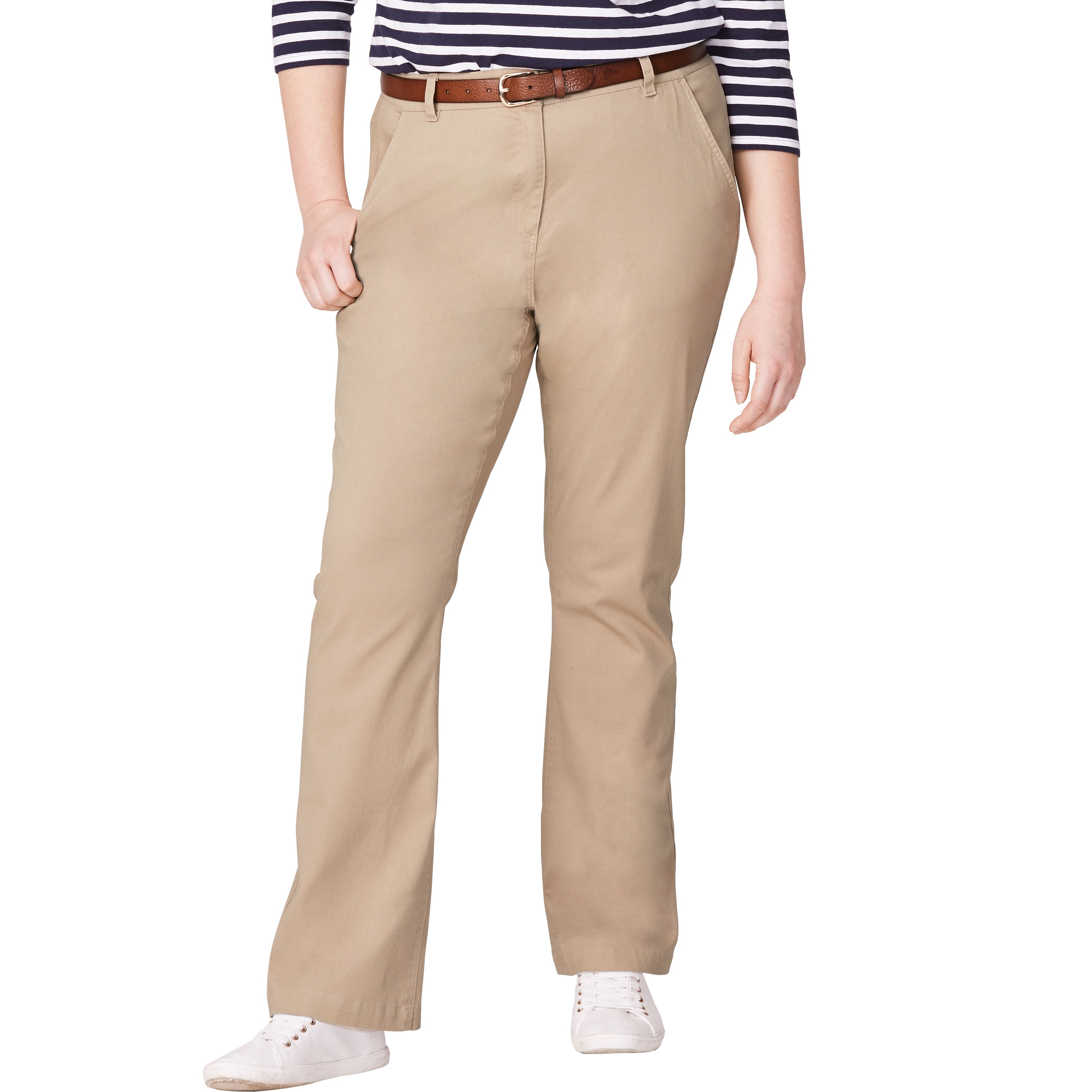 plus size khaki pants walmart