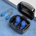 thumbnail image 2 of Soft Swimming Earplugs Nose Clip Case Protective Waterproof Noise Prevention Ear, 2 of 4