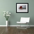 thumbnail image 3 of Trademark Fine Art "Autumn Contrast on the Lake" Canvas Art by Kurt Shaffer, White Matte, Black Frame, 3 of 4