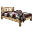 thumbnail image 2 of Montana Woodworks Glacier Country Solid Wood Full Platform Bed in Brown, 2 of 10