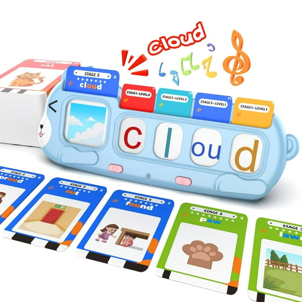 Tarjetas didácticas QuTZ Talking Phonics Mastering de 3 a 8 años