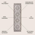 thumbnail image 4 of JONATHAN Y SANTA MONICA 2 x 10 Runner Rug, Marokko Diamond Tribal Medallion - Beige/Brown, SMB127A-210, 4 of 10