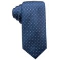 thumbnail image 1 of Ryan Seacrest Distinction Men’s Victor Dot Grid Slim Silk Ties, Bright Blue, 1 of 1