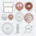 thumbnail image 2 of Balloon Arch Garland Kit | 145 Balloon Kit | Rose Gold Chrome Balloons, Blush Pink, White | Crushed Confetti Balloons | Boho Baby & Wedding Showers, 2 of 4