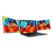 14 inches Laptop Expansion Screen FHD Portable Tri-screen Monitor with 1 Cable for 2 Displays for Windows, MacOS for 15-17.3 inch Laptop