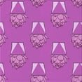 thumbnail image 1 of Ahgly Company Machine Washable Indoor Square Transitional Crimson Purple Area Rugs, 4' Square, 1 of 7