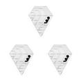 thumbnail image 1 of Transemion Transparent Acrylic Rulers 45 Degree Diamonds Ruler Craft Quilting Ruler Cutting Rulers DIY Handmade Tailor Supplies Diamond shape 3Set, 1 of 6