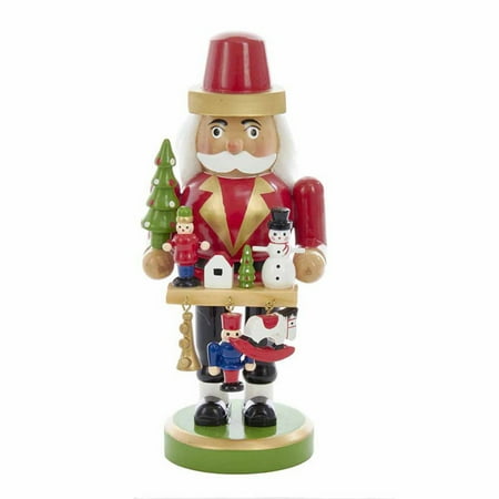 - Kurt Adler 8-Inch Wooden Toymaker Nutcracker