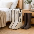 thumbnail image 6 of TACILIP Shoe Storage, 1PC Non-Woven Fabric Boots Storage Organizer Bag Short And Tall Two Sizes Dirt Proof Boot Cover With Visual Window And Carry Handle For Closets Storage Travel Use, Home Gifts, 6 of 6