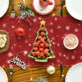 thumbnail image 6 of Smile Snowman Christmas Table Runner 13 x 72 Inch, Red, Seasonal Winter Xmas Holiday Kitchen Dining Table Decoration for Indoor Outdoor Home Party Decor, 6 of 7