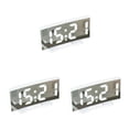 thumbnail image 3 of Billuyoard Reloj despertador LED Termómetro Superficie curva Decoración de Decoración de temperatura para dormitorio Sala de estar Luz blanca / Type1 NO1, 3 of 6