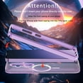 thumbnail image 5 of Dteck Built-in Screen Protector Case for Samsung Galaxy S24 Plus,Compatible with Mag-Safe Slim TPU+PC Full-Body Stylish Shockproof Protective Transparent Cover,Lightpurple, 5 of 7