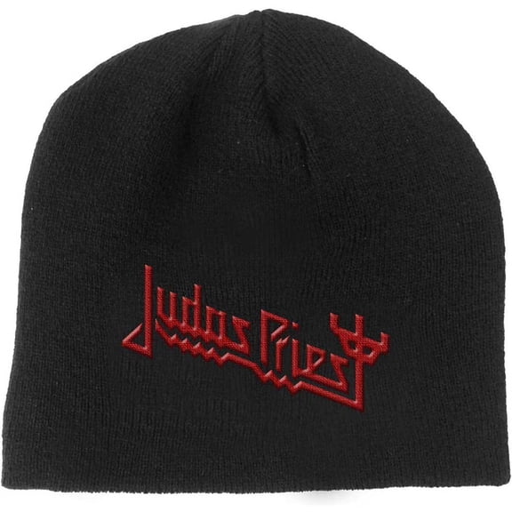 Men's Judas Priest Fork Logo Beanie Black