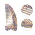 thumbnail image 2 of Unique Bargains 1 Pc Portable Anti-Static Hair Comb Purple Acetate Sheet, 2 of 5