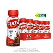 BOOST Original Nutritional Drink, Rich Chocolate, 10 g Protein, 15 - 8 fl oz Bottles