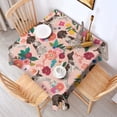 thumbnail image 2 of Dogs with Pioneer Flower Square Tablecloth,Waterproof Square Table Cover,Wipeable Spillproof Washable Table Cover for Home Kitchen Party Decor 42"X42"(107x107cm), 2 of 6