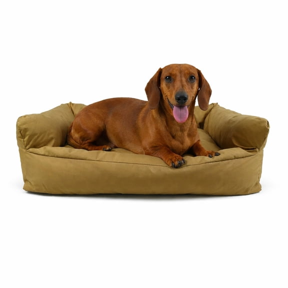 Cama acolchada para mascota Infanti Pets con funda repelente al agua chico-mediano