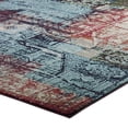 thumbnail image 2 of Modern Contemporary Urban Design Living Lounge Room Area Rug Runner Floor Carpet, Fabric, Multi Colorful, 2 of 8