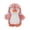 Pink, variant on Brown Penguin Chenille Hand Towel, Cute Absorbent Towel for Home Use