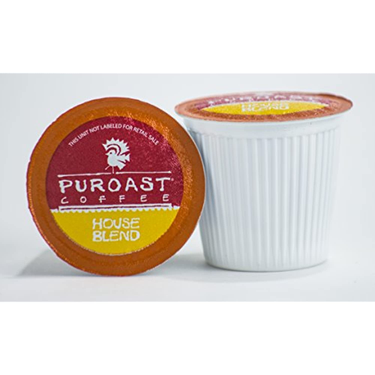 Puroast Low Acid Coffee SingleServe Pods, House Blend, High