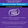 thumbnail image 2 of Equate Blonde & Silver Shampoo for Hair Care of Blonde and Silver Hair, 16 fl oz, Compare to Clairol Professional® Shimmer Lights® Shampoo, 2 of 8