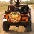 thumbnail image 3 of KAKALAD Pumpkins And Fall Leaves 04 Spare Tire Cover Universal Vehicle Accessories Buckle Car Tools 15”in, 3 of 6