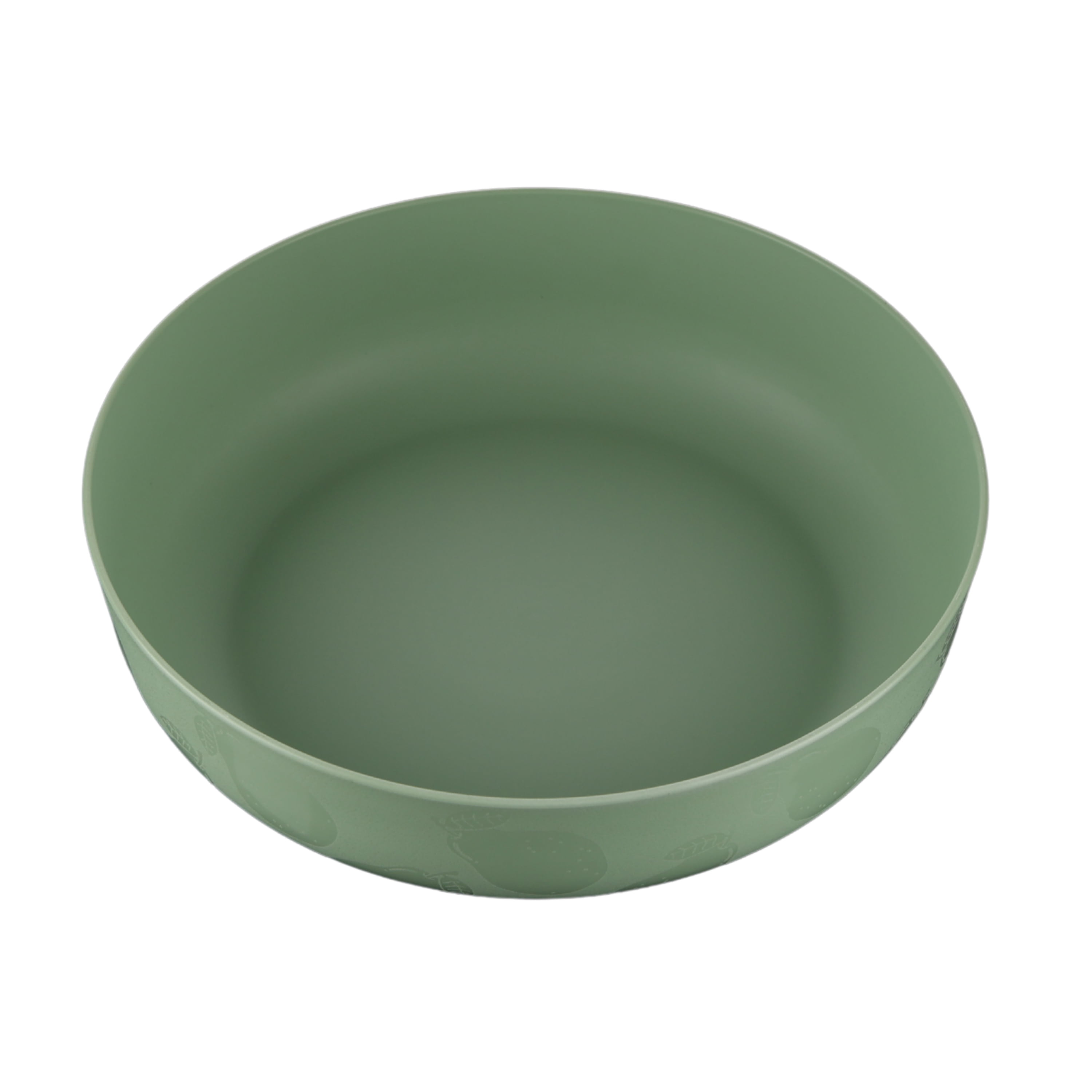 Mainstays - Navy Round Plastic Dinner Bowl, Pear Etched, 42-Ounce