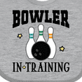 thumbnail image 4 of Inktastic Future Bowler in Training Bowling Boys or Girls Baby Bib, 4 of 4