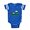 Royal Blue, variant on CafePress - Train_Imthelittlebrother - Cute Infant Baby Football Bodysuit