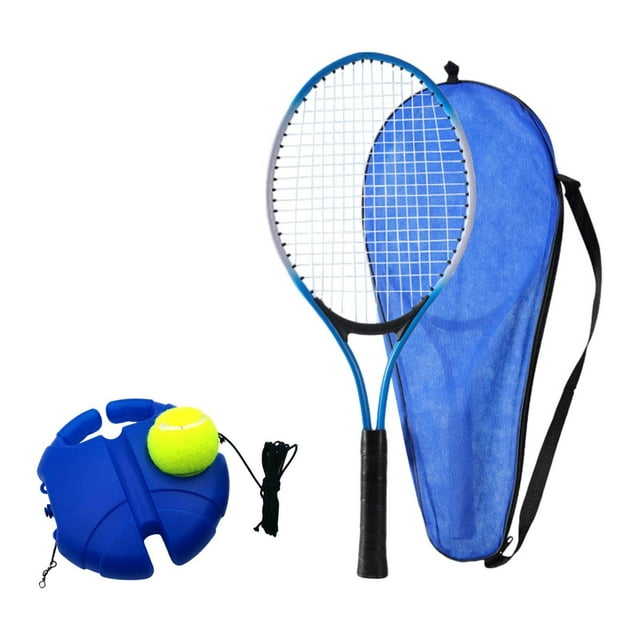 QualitChoice Tennis Training Ball with String Beginners Tennis Training Equipment Kids Blue Kids Blue